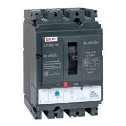ВА-99C 100/50А 3P 35кА с термомагнитным расцепителем EKF