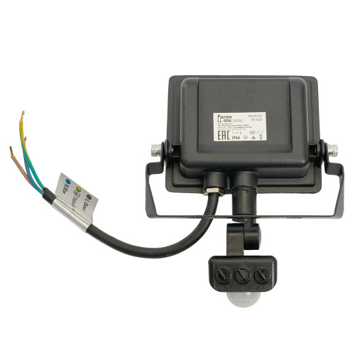 Светодиодный прожектор Feron с датчиком LL-906 IP65 20W 6400K Светодиодный прожектор Feron с датчиком LL-906 IP65 20W 6400K