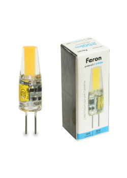 Лампа светодиодная Feron LB-424 G4 3W 12V 6400K