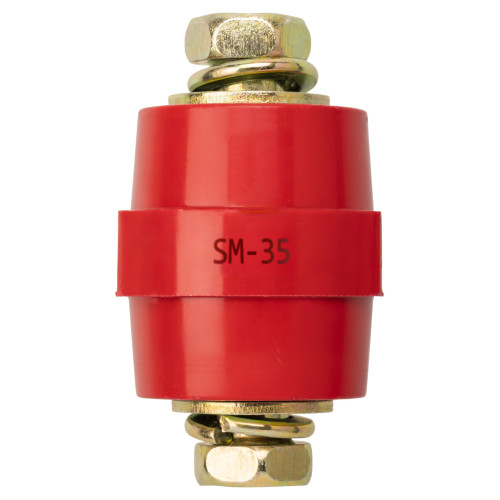 Изолятор SM35 силовой H35xD32xM10мм с болтом TDM Изолятор SM35 силовой H35xD32xM10мм с болтом TDM