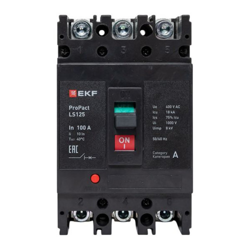 ProPact LS125 100А 3P 18кА EKF