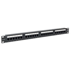 Патч-панель TERACOM 19'' Cat.5E 1U неэкран. UTP 24 порта RJ-45 110 IDC