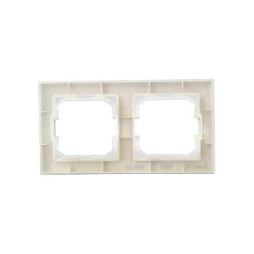 BRITE Рамка 2-местная IP44 РУ-2-БрКр-44 бежевый IEK