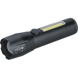 Фонарь светодиодный ручной 95 695 NPT-CM19-ACCU алюм.3 реж 1LED 3Вт+8COB 3Вт Li-ion 3.7В NAVIGATOR 95695