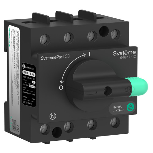 ВЫКЛЮЧАТЕЛЬ-РАЗЪЕДИНИТЕЛЬ SYSTEMEPACT SD80 4P 16A