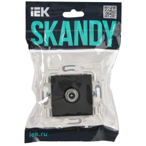 SKANDY Розетка TV проходная SK-A17G графит IEK SKANDY Розетка TV проходная SK-A17G графит IEK