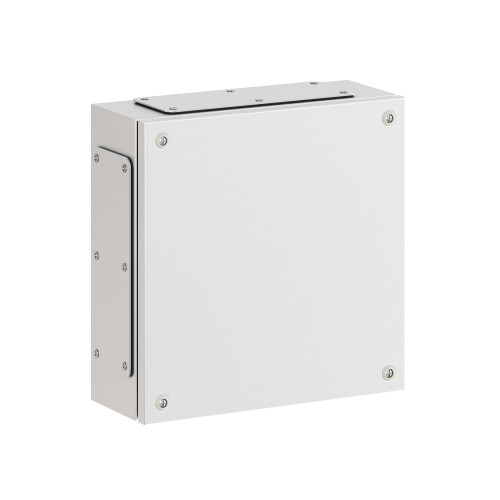 Корпус клеммный металлический SDE ВxШxГ 300x300x120 мм с фланцами, IP66