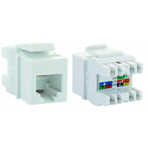 Модуль UTP кат.3 Keystone черн. Eurolan 16B-U3-12BL