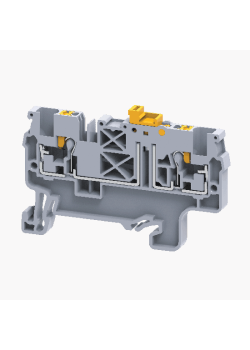 Клемма с ножевым размыкателем push-in OptiClip CPK-2,5-MT-N-I-серый
