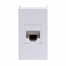 Компьютерная розетка RJ-45, кат. 5е, 8P8C, ЭУИ Вива (Viva), белая, 1модуль Компьютерная розетка RJ-45, кат. 5е, 8P8C, ЭУИ Вива (Viva), белая, 1модуль