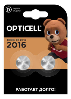 Элемент питания литиевый CR2016 (блист. 2шт) Specialty Opticell 5060003
