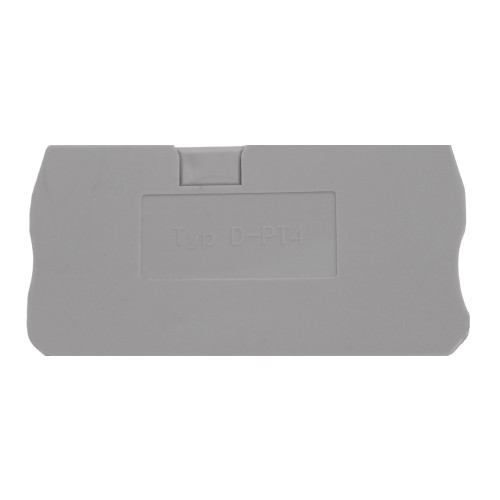 Торцевая заглушка для ЗНИ LD572 4 мм² (JXB PT4), серый LD581-1-40 Торцевая заглушка для ЗНИ LD572 4 мм² (JXB PT4), серый LD581-1-40