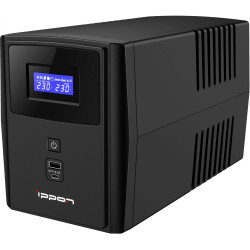 Источник бесперебойного питания Ippon Smart Power Pro II 1200 720Вт 1200ВА черный