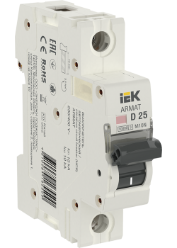 ARMAT Автоматический выключатель M10N 1P D 25А IEK