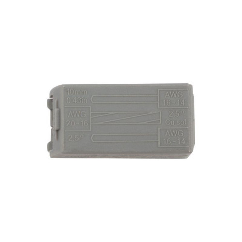 Клемма СМК 224-112 для светильника 2-проводная 1.0-2.5/0.5-2.5кв.мм бел. (уп.5шт) Rexant 07-2411-5 Клемма СМК 224-112 для светильника 2-проводная 1.0-2.5/0.5-2.5кв.мм бел. (уп.5шт) Rexant 07-2411-5