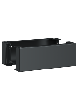 TITAN Панель цоколя ЩМП боковая 100х200мм RAL7021 (2шт/компл) IEK