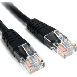 Патч-корд Lanmaster TWT-45-45-0.15-BK RJ-45 вил.-вилка RJ-45 кат.5E 0.15м черный ПВХ (уп.:1шт)