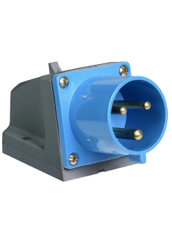 Вилка стационарная ССИ-523 2P+PE 32А 200-250В IP44 IEK