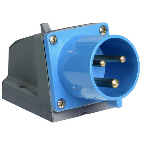 Вилка стационарная ССИ-523 2P+PE 32А 200-250В IP44 IEK