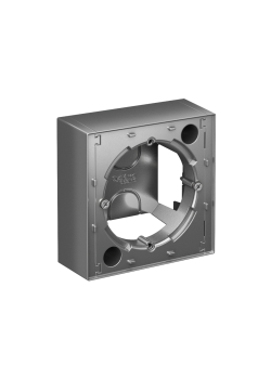 ATLASDESIGN КОРОБКА для наружного монтажа, СТАЛЬ