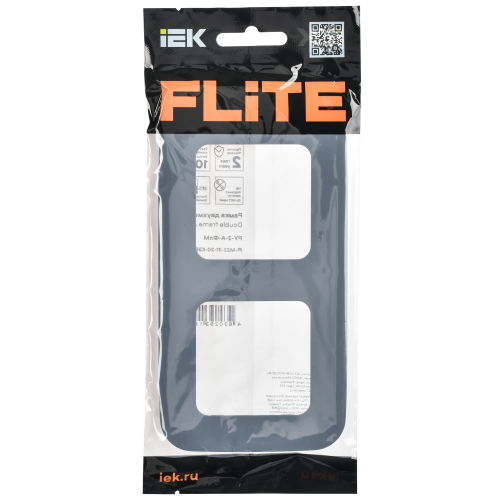 FLITE Рамка 2-местная РУ-2-А-ФлМ маренго IEK FLITE Рамка 2-местная РУ-2-А-ФлМ маренго IEK