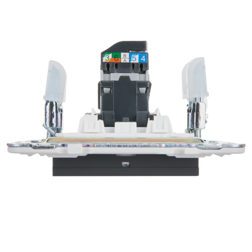 SKANDY Розетка компьютерная RJ45 кат.5E SK-K01G графит IEK SKANDY Розетка компьютерная RJ45 кат.5E SK-K01G графит IEK