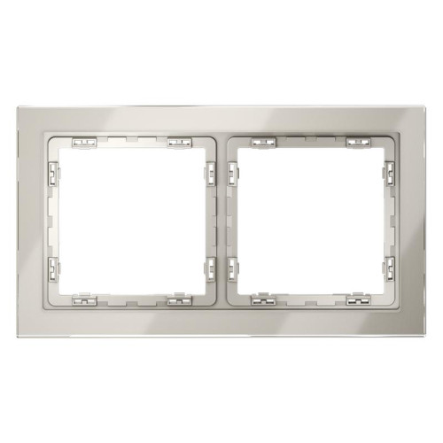 Рамка 2-м S70 стеклян. кашемир Voltum VLS110203 Рамка 2-м S70 стеклян. кашемир Voltum VLS110203