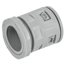 ELASTA Муфта вводная для гофрированных труб MVN32 IP40 серая IEK