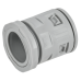 ELASTA Муфта вводная для гофрированных труб MVN32 IP40 серая IEK