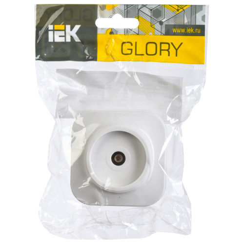 GLORY Розетка для открытой установки TV РТВ20-ХБ белый IEK GLORY Розетка для открытой установки TV РТВ20-ХБ белый IEK
