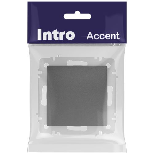 Выключатель 1-кл. СП Accent 6-101-07 10А IP20 250В AL/CU графит Intro Б0063459 Выключатель 1-кл. СП Accent 6-101-07 10А IP20 250В AL/CU графит Intro Б0063459