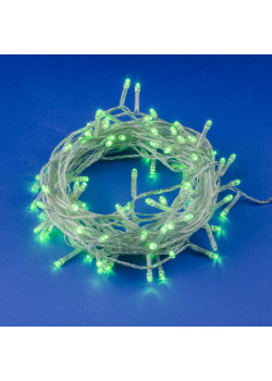 Гирлянда LED ULD-S1000-100/DTA GREEN IP20 10м 100 диодов зел. свет провод прозр. Uniel UL-00007198