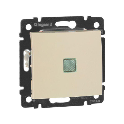 Выключатель 1-кл. СП Valena 10А IP31 250В с зел. индикацией механизм сл. кость Leg 774310 Выключатель 1-кл. СП Valena 10А IP31 250В с зел. индикацией механизм сл. кость Leg 774310