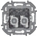 INSPIRIA Розетка компьютерная двойная RJ45 категория 5Е UTP слоновая кость INSPIRIA Розетка компьютерная двойная RJ45 категория 5Е UTP слоновая кость