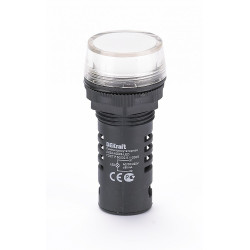Лампа комм. ADDS D22 LED бел. 220В AC/DC ЛK-22