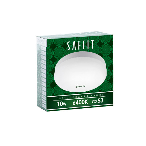 Лампа светодиодная SAFFIT SBGX5310 GX53 10W 230V 6400K Лампа светодиодная SAFFIT SBGX5310 GX53 10W 230V 6400K