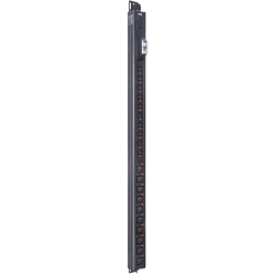 ITK BASE PDU вертикальный PV1102 25U 1 фаза 32А 10 розеток C13 + 10 розеток C19 без кабеля с клеммной колодкой