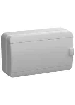 TEKFOR Корпус пластиковый КМПн-12 IP65 серая непрозрачная дверь IEK