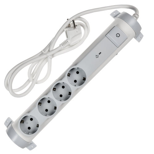 COMFORT Фильтр сетевой СФ-04К 16А 1,5м 3х1,5мм2 белый IEK