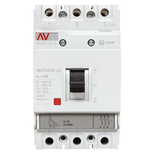 AV-POWER-1/3 40А 35кА TR EKF AV-POWER-1/3 40А 35кА TR EKF