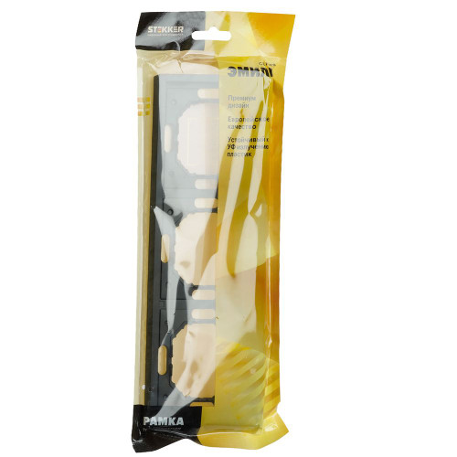 Рамка STEKKER, PFR00-5003-05 3-местная, серия Эмили, черный уголь, soft touch Рамка STEKKER, PFR00-5003-05 3-местная, серия Эмили, черный уголь, soft touch