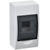 Корпус пластиковый ЩРН-П-4 черная прозрачная дверь IP41 GENERICA