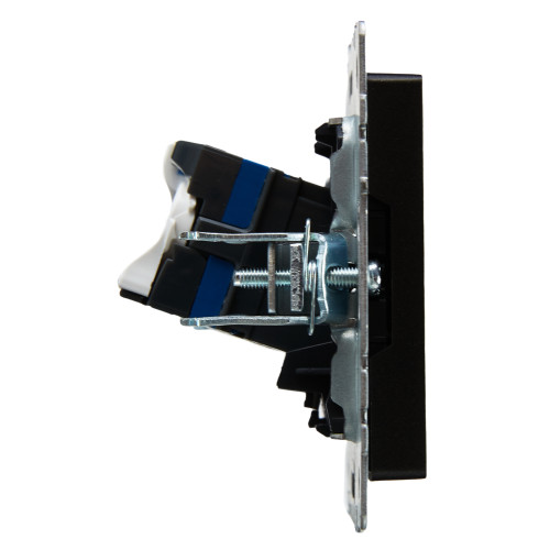 BRITE Розетка компьютерная RJ45 кат.6 РК11-БрЧ черный IEK BRITE Розетка компьютерная RJ45 кат.6 РК11-БрЧ черный IEK