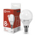 Лампа светодиодная/ Лампа светодиодная LED-ШАР-VC 8Вт 230В Е14 4000К 760Лм IN HOME