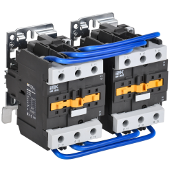 Контактор КМИ-48032 реверс 80А 230В/АС3 2NO;2NC IEK
