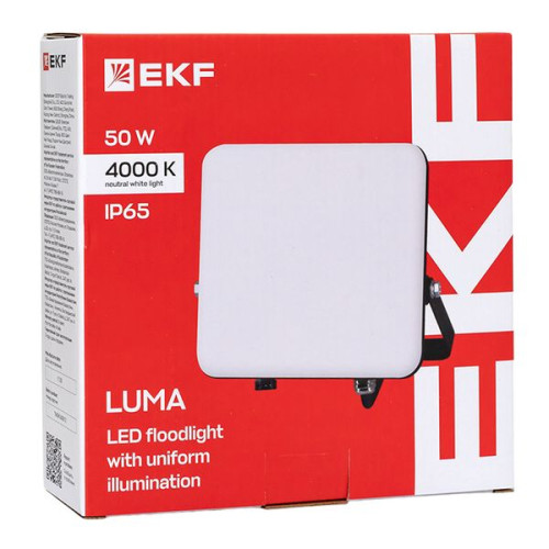 СДО-4004 50Вт 4000К IP65 с равномерной засветкой LUMA EKF