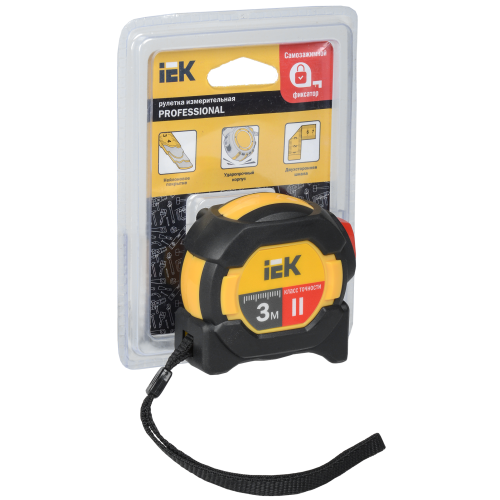Рулетка измерительная PROFESSIONAL 3м IEK