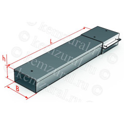 Короб прямой СП 100х100 L2000 1.2мм УТ1.5 КЭМЗ 381 101024 54
