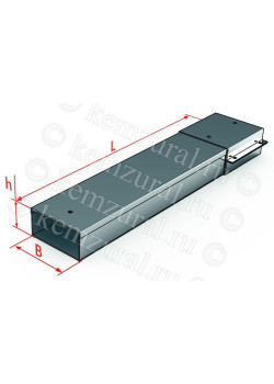 Короб прямой СП 100х100 L2000 1.2мм УТ1.5 КЭМЗ 381 101024 54