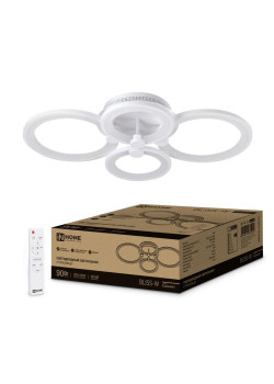 Светильник светодиодный ELEGANT BLISS-90W 90Вт 230В 3000-4000-6500К 7000лм 610х400х130мм с пультом ДУ IN HOME 4690612035444
